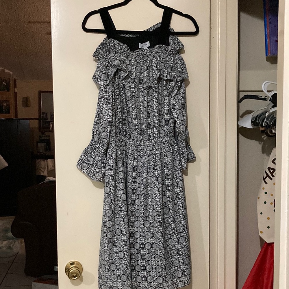 Black and white dress